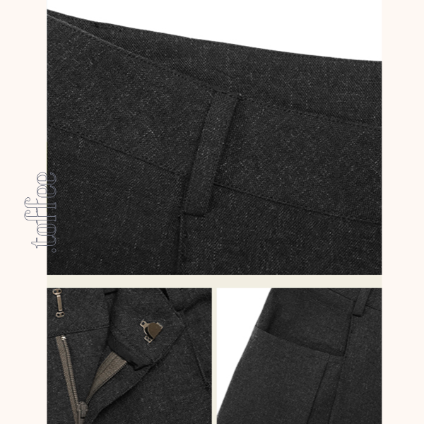 ハイウエストクロップド丈ワイドパンツ  《Z00763》