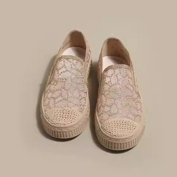 【2color】トータルエンブロイダリーメッシュシューズ W-199