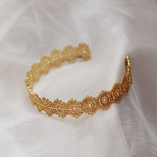 レースモチーフバングル  su0060