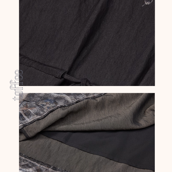 幻想チュールのノースリーブブラックワンピース《Z01061》