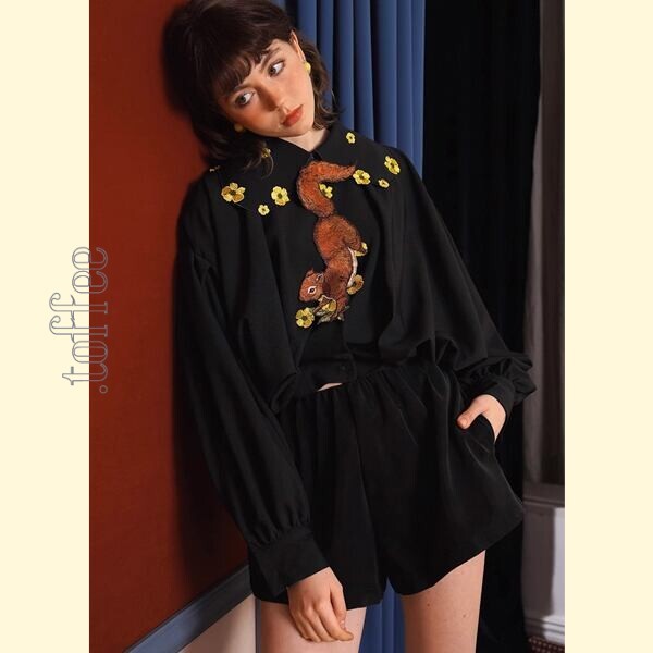 【2color】レトロラグジュアリー:スウェード調ショートパンツ 《C0205》