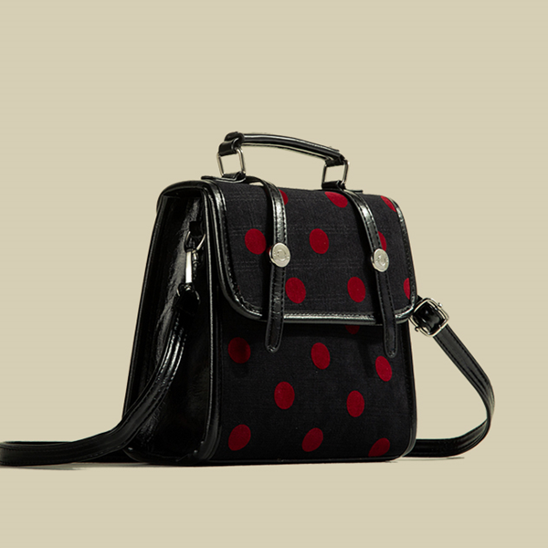 【3color】ポルカドット2way スモールバッグ Z00484