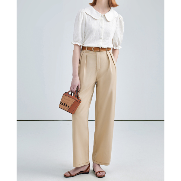 ハイウエストストレートパンツ X-249