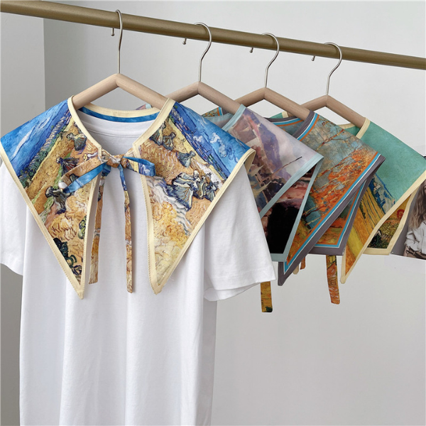 【8color】アーティスティックプリントレトロストール AU-163