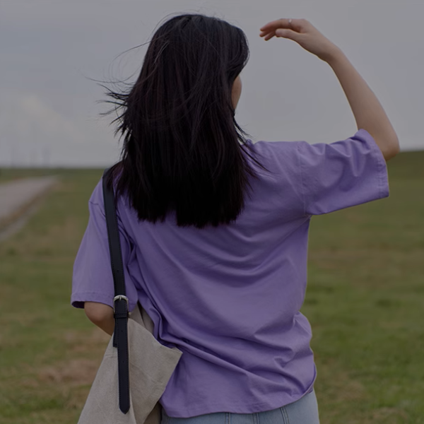 【5color】オーバーサイズロングプリントTシャツ《Z00991》