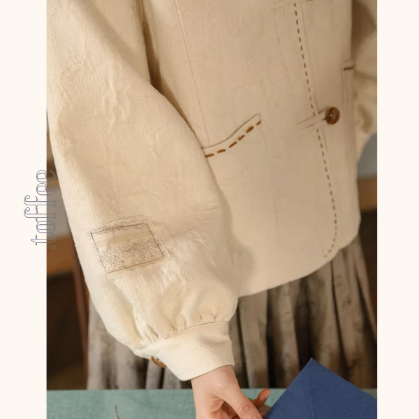 ステッチが奏でる温もりジャケット《Z01140》