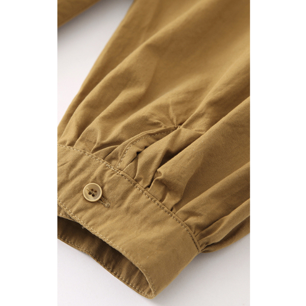 【2color】オーバーショルダーシャツ X-007