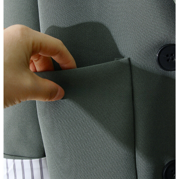 【3color】ストライプカフスのオーバーサイズジャケット X-331