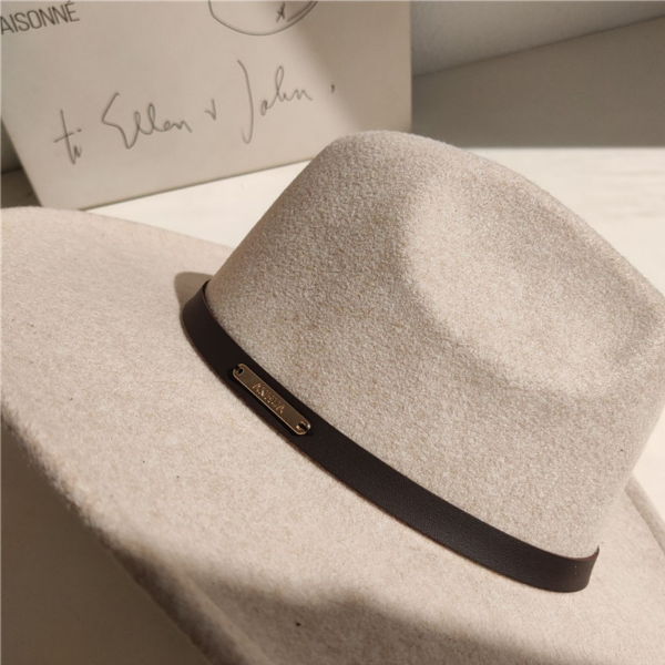 ベルト付きウールジャズハット Z00062