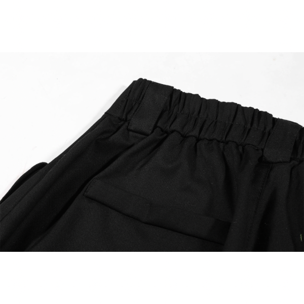 【2color】ハイウエストタックワイドパンツ X-163