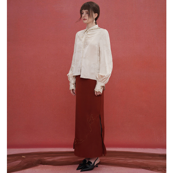 アジアテイストレトロシャツ AU-458