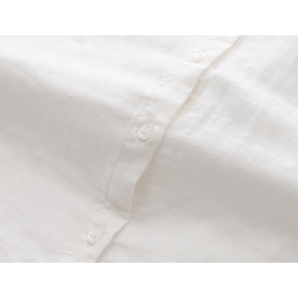 【4color】フォルムにこだわりシンプルコットンシャツ AU-116