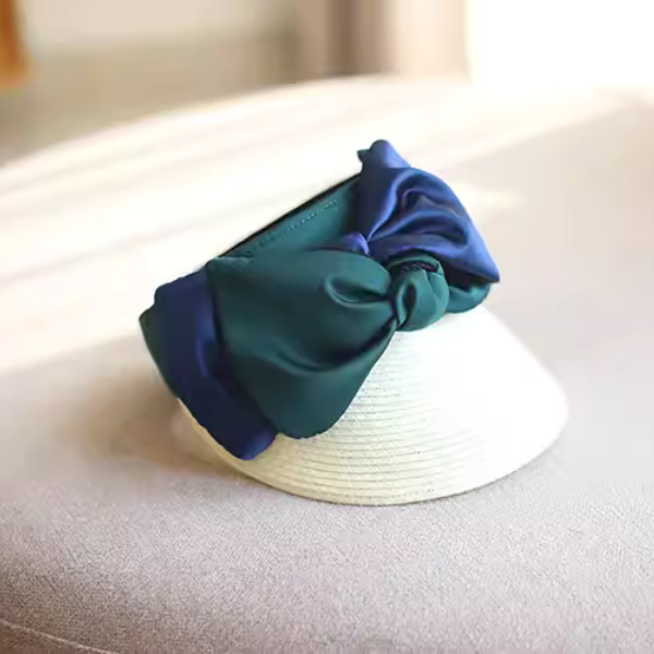 【3color】ビッグリボンサンバイザー X-151