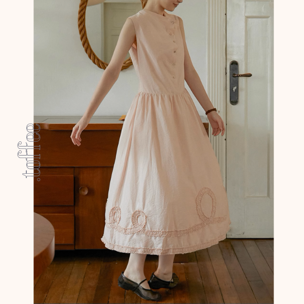 アシンメントリックノースリーブワンピース《Z01020》