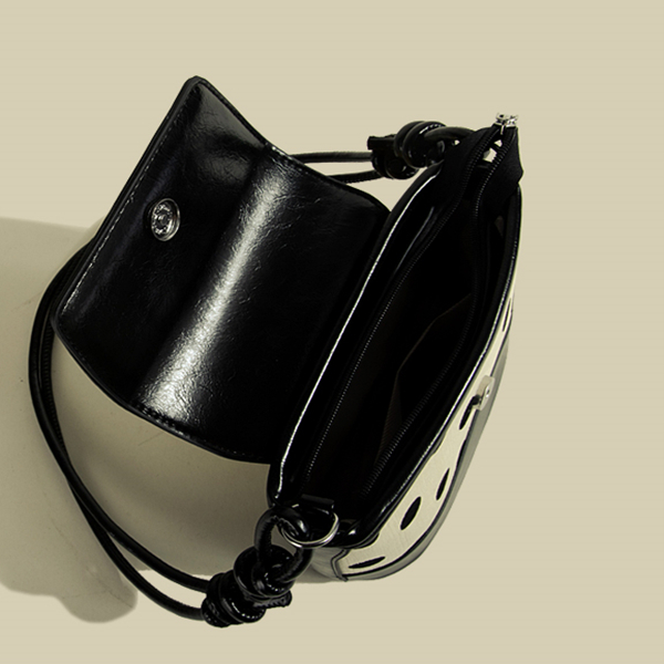 【3color】ポルカドットスクエアショルダーバッグ Z00485