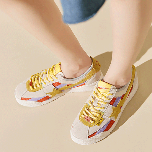 【2color】スウェードスタースニーカー X-118