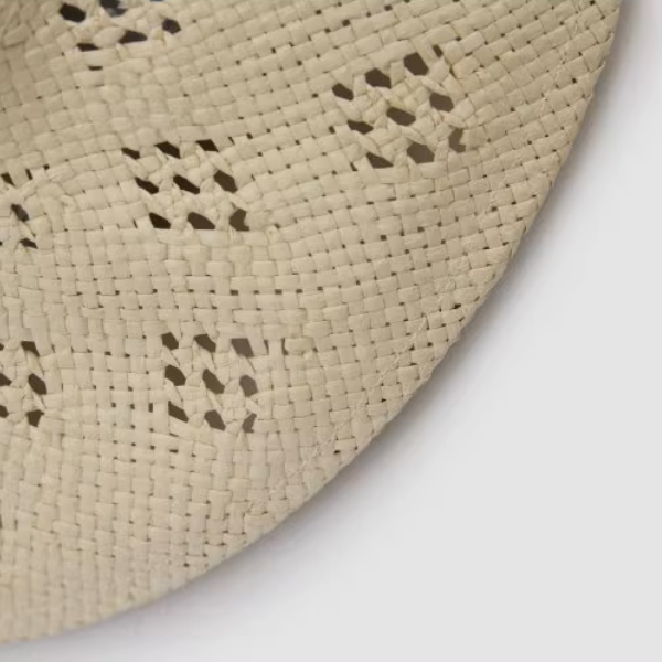 透かし編みストローハット《Z01067》