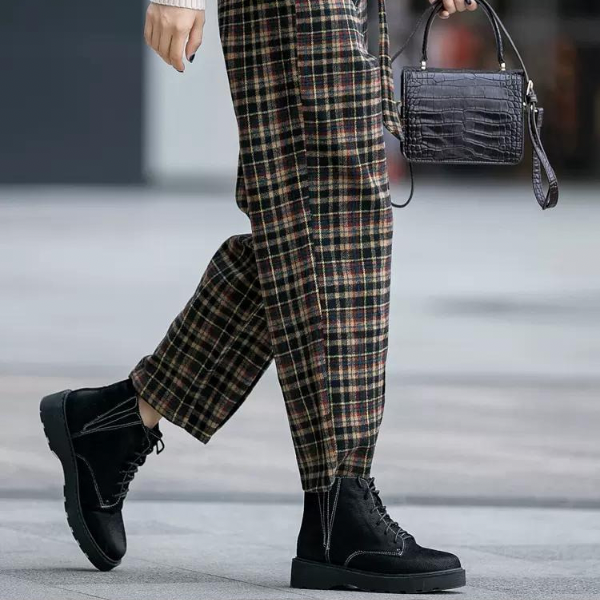 【2color】マルチチェックパンツ AU-456