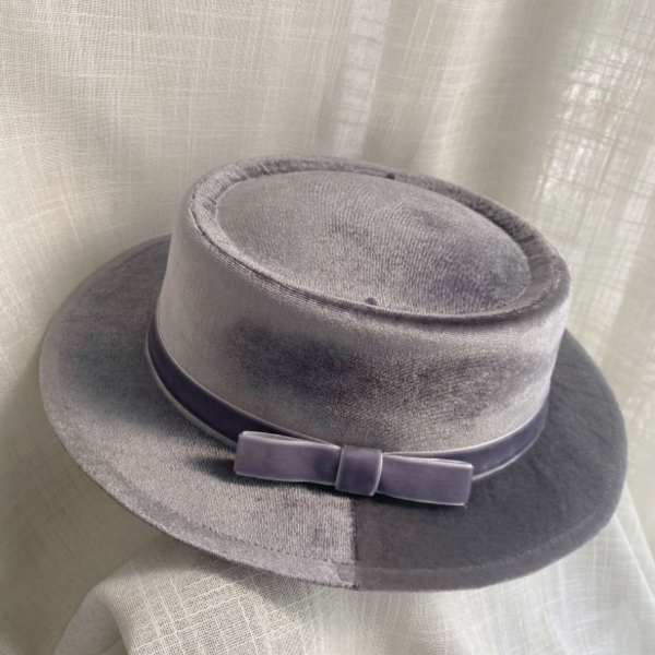 【6color】リボン付きフラットハット Z00060