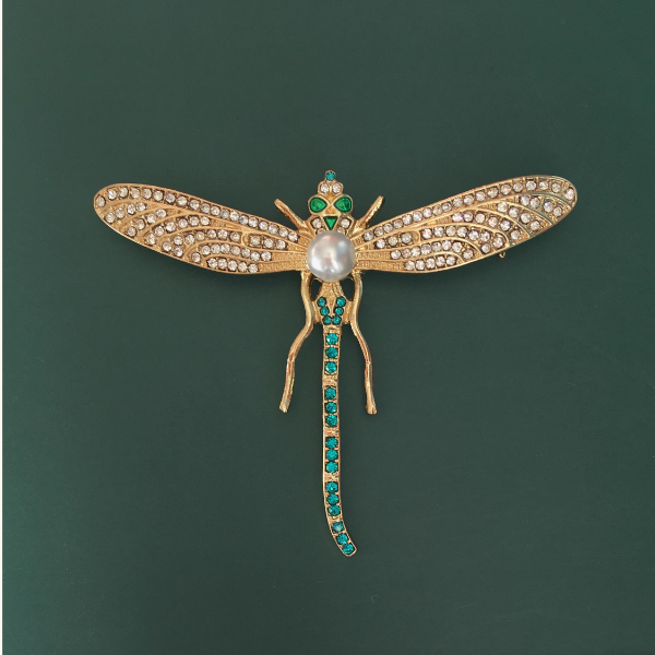 【11pattern】レトロなビジューブローチ《Z00976》