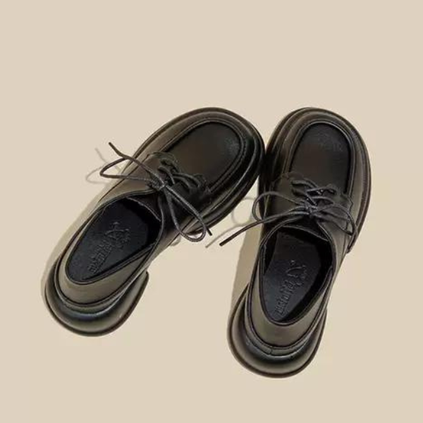 ミドルヒールレースアップシューズ w-055