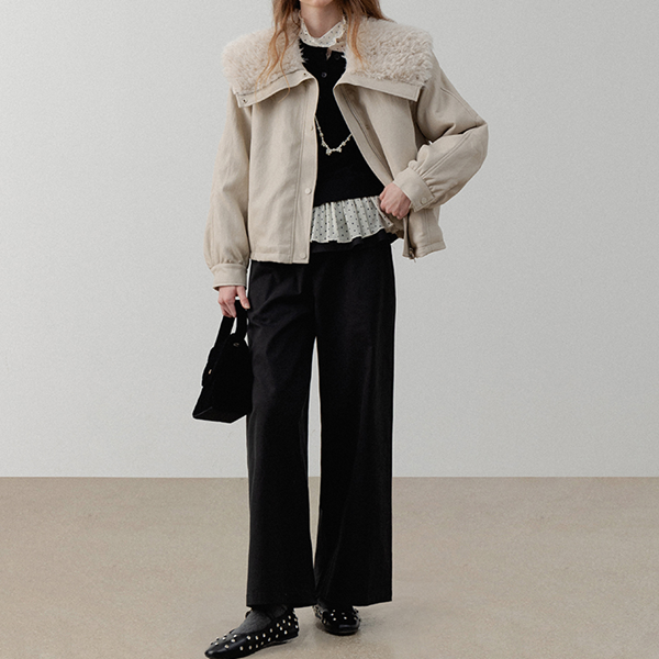 シースルードット柄ペプラムブラウス 《Z00715》