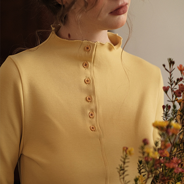 ハーフハイネックボトミングトップ Z00496