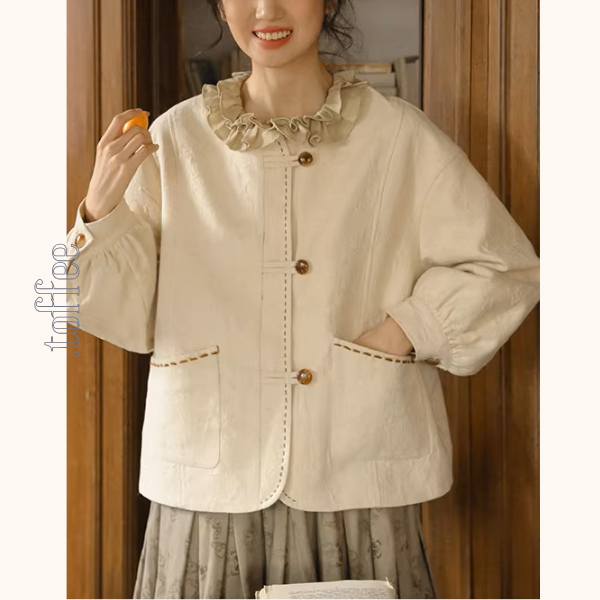 ステッチが奏でる温もりジャケット《Z01140》