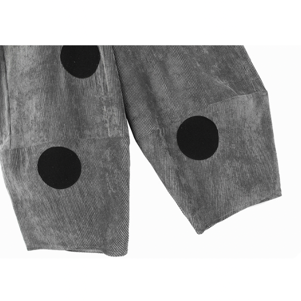 【3color】ドットコーデュロイハーレムパンツ X-352