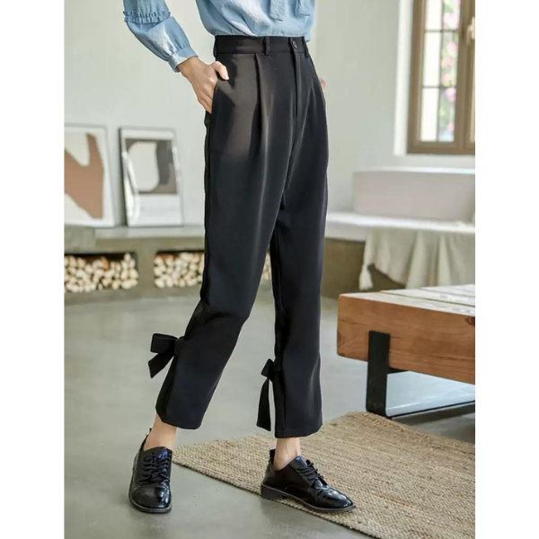 ハイウエストリボンパンツ X-054