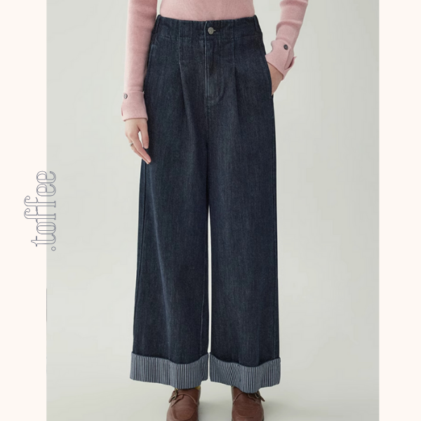 ハイウエストワイドバギーパンツ 《Z00733》