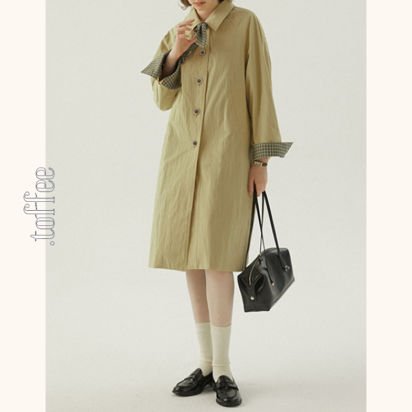 しわ加工入りヴィンテージミドル丈ジャケット Z00533