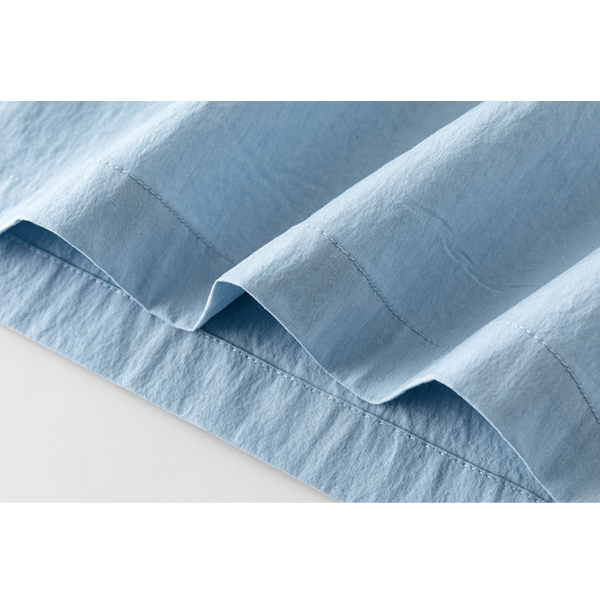 【2color】不規則でニッチなハイネックシャツ Z00095