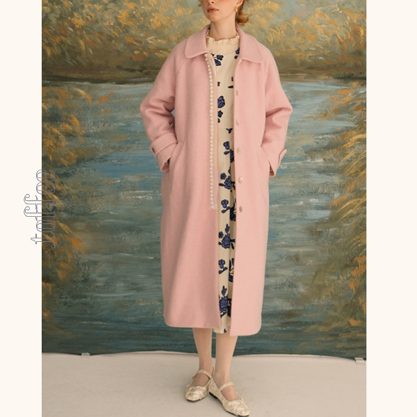 リボン&ローズプリントワンピース Z00630