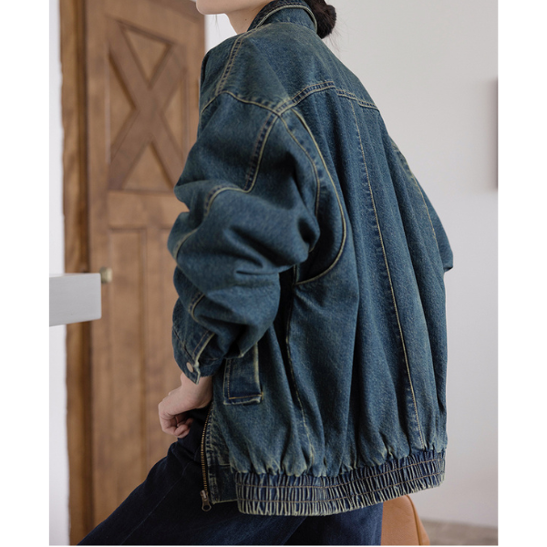 ウォッシュデニムジップジャケット Z00160