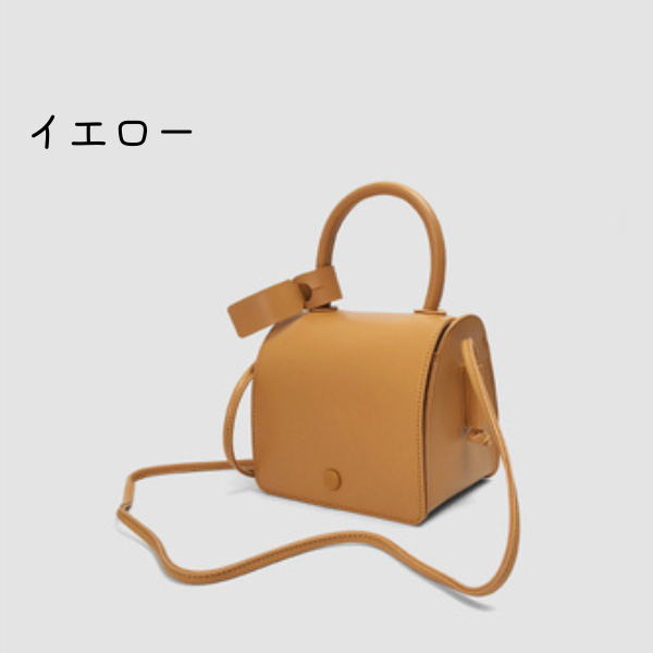 【4color】スクエアボックス2wayバッグ AU-042