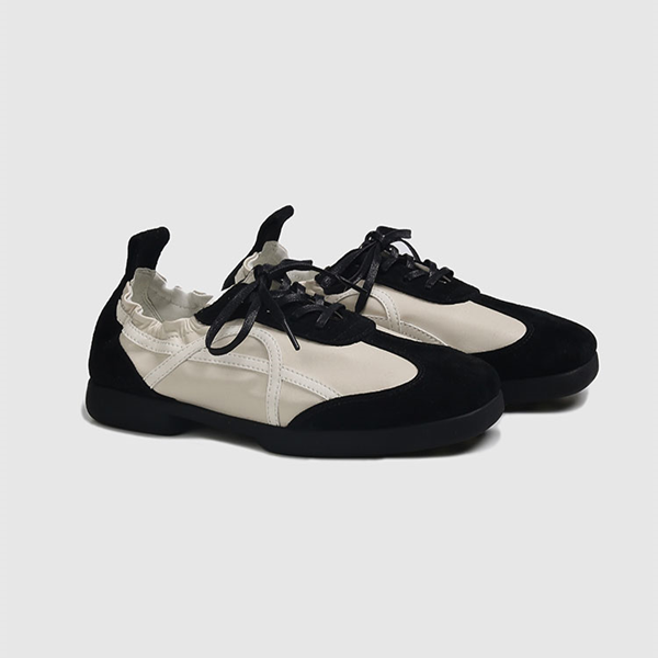 バイカラーフラットスニーカー Z00445