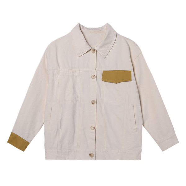 ブロックカラーカジュアルシャツ AU-012