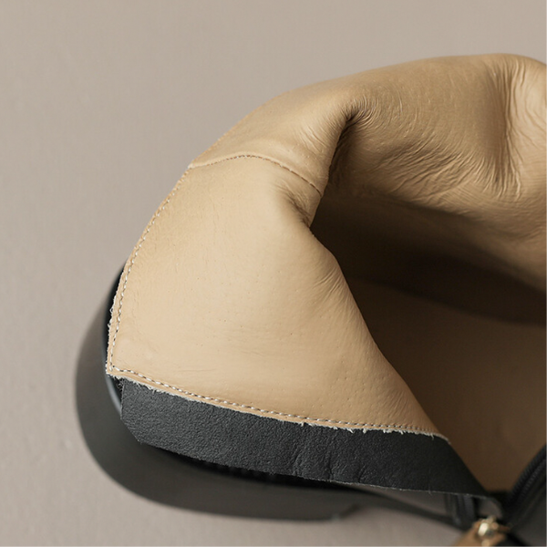 【3color】シームデザインベルテッドブーツ X-372