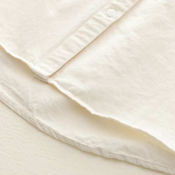 【6color】純綿ポロカラーロングスリーブシャツ 《Z00728》