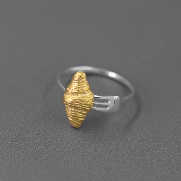 モーニングクロワッサンシルバーリング Z00573