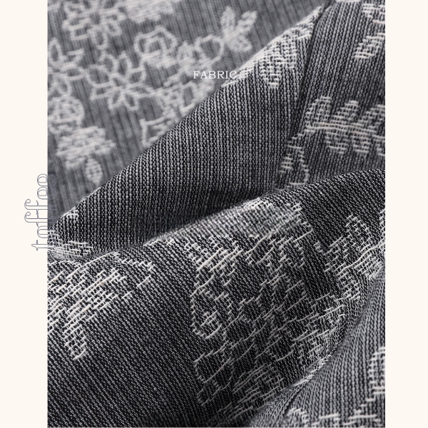 パフスリーブつる花刺繍ミニワンピース《Z00904》