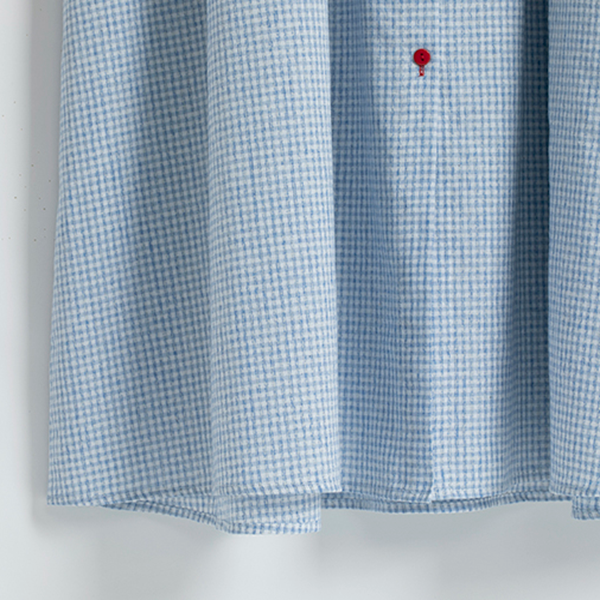 【2color】ギンガムチェックシャツワンピース Z00584