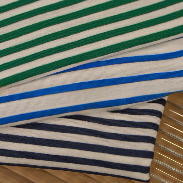 【2color】ボートネックストライプTシャツ《Z00852》