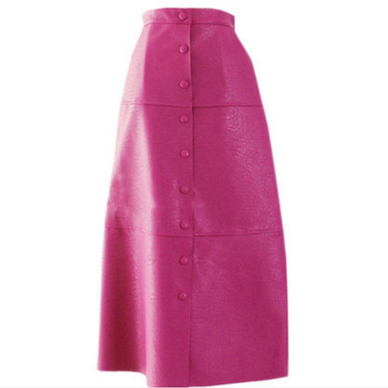 ローズレッドなハイウエストスカート sk0005-1