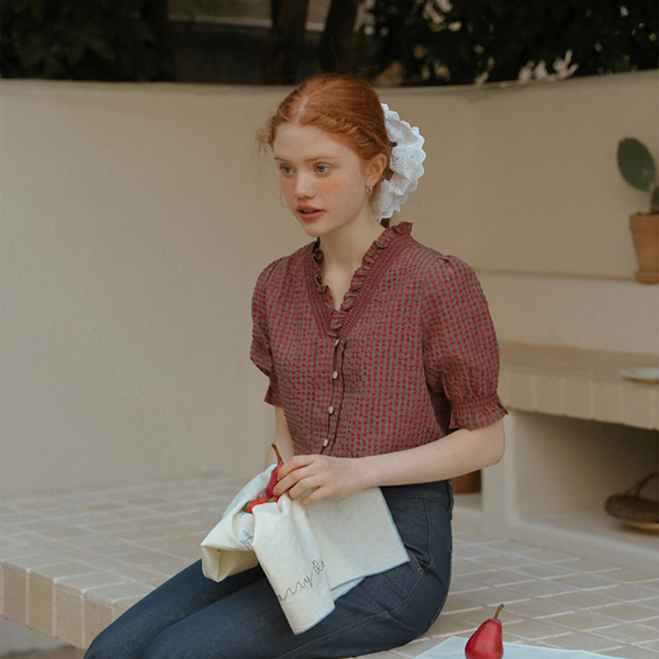 【3pattern】大きなフリルのヘアアクセサリー《Z00820》