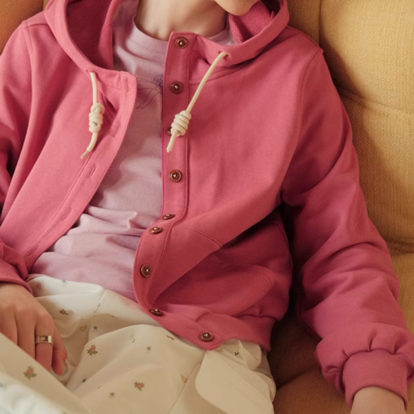 【2color】ルーズスウェットパーカー Z00076