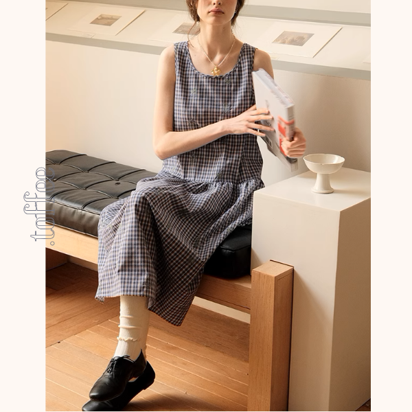 フラワーモチーフクリスタルチェーンネックレス《Z00876》