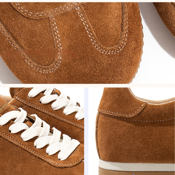 レースアップスエードローカットシューズ 《Z00779》