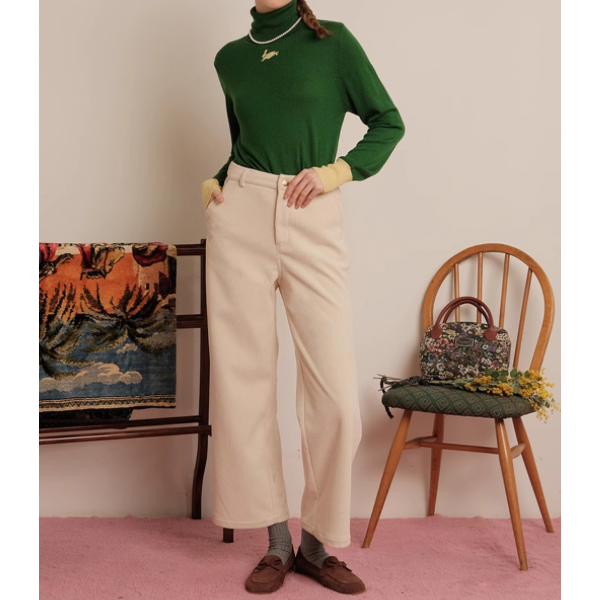 【3color】コーデュロイストレートパンツ  Z00081